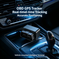 Dispositif de suivi GPS OBD, mini traceur de voiture 4G en temps réel avec carte SIM, traceur GPS OBD sans frais de plateforme