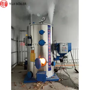 high efficiency 100kg 500 kg 1 ton Industrial Biomass Pellet Coal Fired Vertical Steam Generator Boiler in food industry