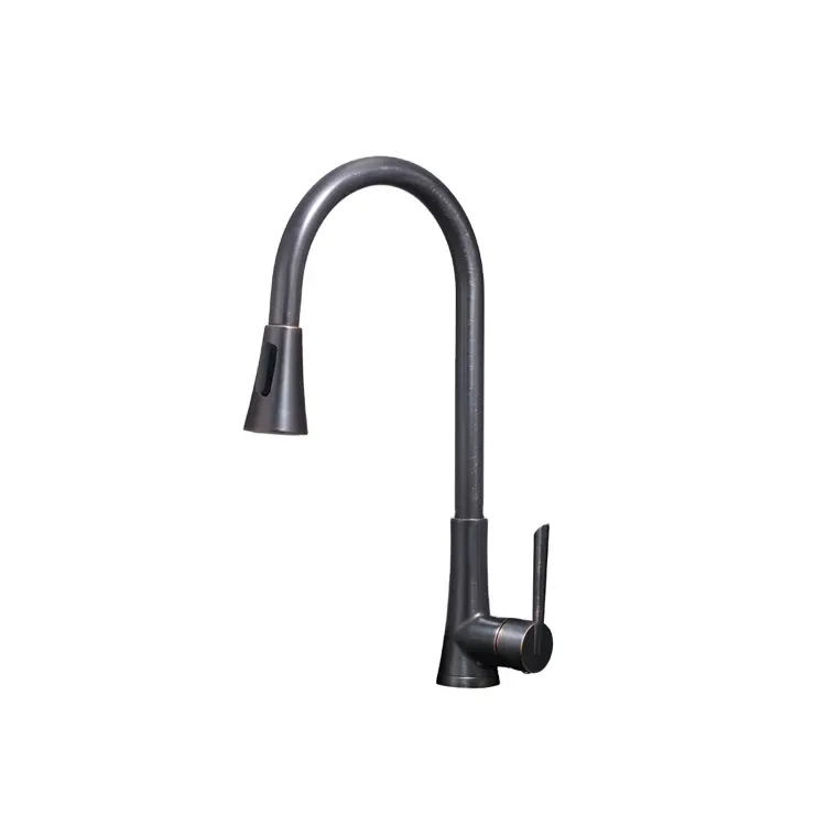 Haijun pull out rubinetto della cucina rubinetti lavandino Produttore Termostatico NSF-61 Pull Out spruzzatore nero lavello della cucina rubinetto