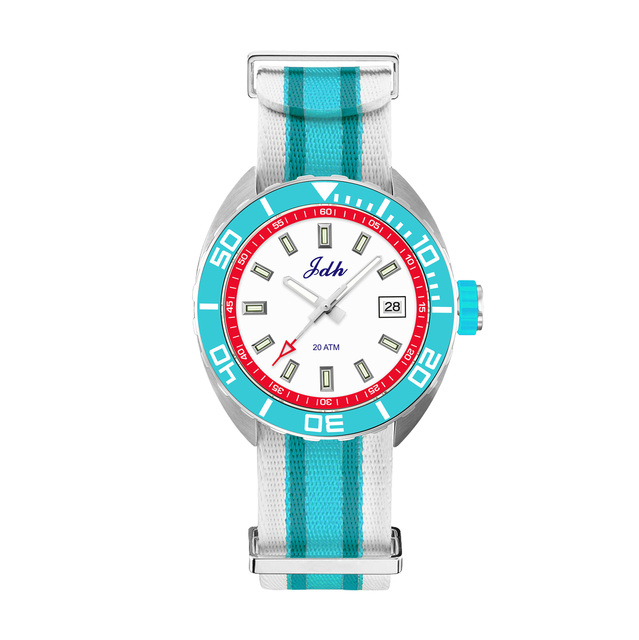Custom Logo Luxury Quartz Analog Women's Watches Stainless Steel Case Nylon Strap Fashionable Design Multiple Colors Made
