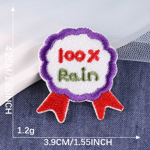 Parche Bordado por Computadora <span class=keywords><strong>con</strong></span> Logotipo, Dibujo Animado, Letra Inglesa, Flor, Accesorios <span class=keywords><strong>para</strong></span> Ropa, Parche de Tela Bordado - Product Image 6