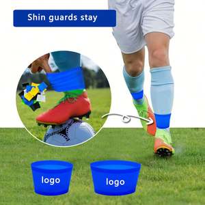 Protector de Espinilleras de Silicona de Venta Caliente de Fábrica, con Logotipo Personalizado, Bandas Cónicas, Equipo de Protección para Adultos y Niños, para Correr y Fútbol - Product Image 5