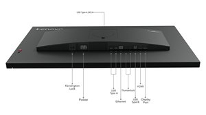 ขายดีสำหรับจอภาพธุรกิจ ThinkVision P49w-30 ขนาด 49 นิ้ว Thunderbolt4 5K Dual QHD จอโค้ง - Product Image 2