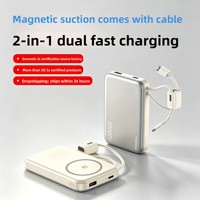 Batterie externe en plastique légère et fine 10000 mAh avec certification 3C, charge rapide 22,5 W, certifiée KC16, idéale pour les cadeaux transfrontaliers