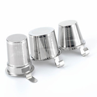Infuseur à thé en acier inoxydable écologique avec poignée, filtre à thé en vrac en maille pour théière, accessoire de thé en stock, vente en gros, conforme aux normes de sécurité alimentaire