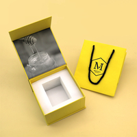 Emballage cadeau en papier cartonné pour pot de miel en forme de bouteille d'abeille de luxe personnalisé