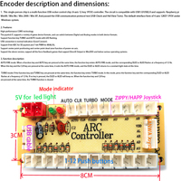 Placa Codificadora USB para Joystick Arcade, Control de Retardo Cero para PC y Cable de Control de un Jugador, Tipo Coin Pusher