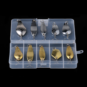 NEWUP Boîte de 10 leurres de pêche en forme de cuillère, ensemble économique - Product Image 6