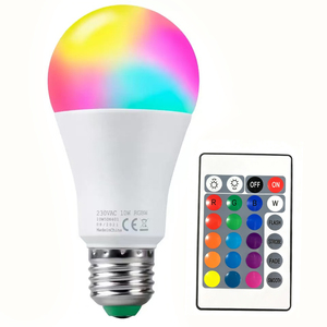 หลอดไฟ LED อัจฉริยะ Fxpot คุณภาพสูง ราคาโรงงาน RGBW ปรับความสว่างได้ CRI 80 รับประกัน 2 ปี ขั้ว E26/E27/B22 AC 85-265V 10W - Product Image 3