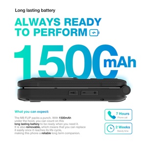 Teléfono Inteligente Resistente AGM M8 4G con Tapa, 48MB+128MB, 1500mAh, Pantalla Grande de 2.8 Pulgadas, Teclado Grande, SOS, Banda Global, Ecológico, Doble SIM - Product Image 4