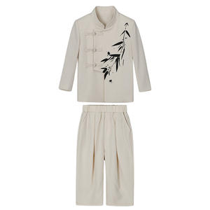 Commerce extérieur transfrontalier garçon nouveau costume chinois robe automne style rétro Zhongshan Hanfu fabricants cheveux raides - Product Image 5