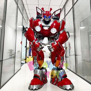 Nuovo Arrivo Costume Robot Rosso Realistico e Accattivante di Alta Qualità in EVA ad Alta Densità per Performance Cosplay con Luci a LED in Super Offerta - Product Image 3