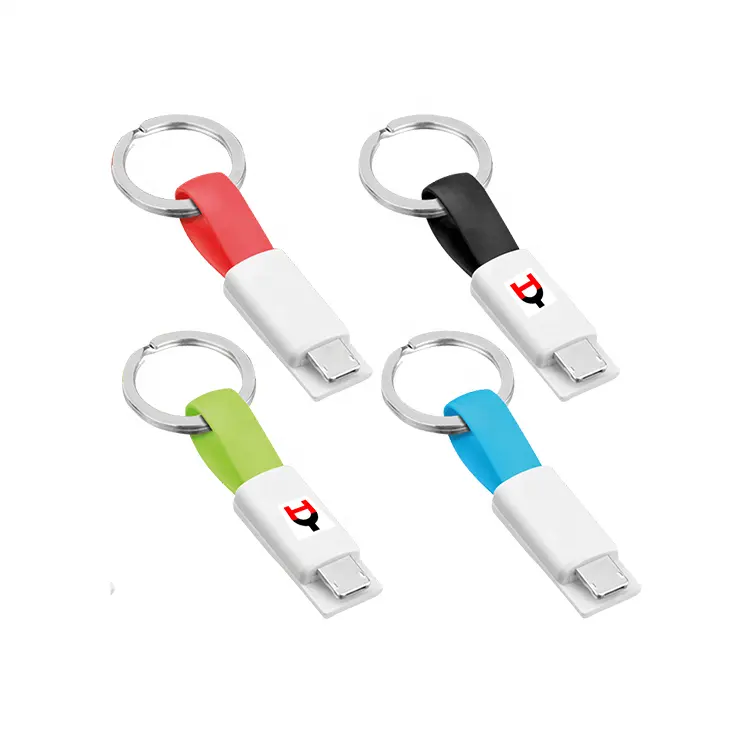 Portable Colorful TPE Magnetic Lightning Micro USB Cable 2 in 1 Flexible Fast Charging Flat USB Cable