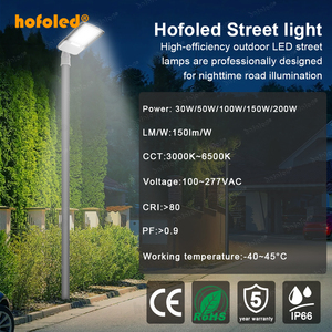 Lampadaire Commercial 100W 150W 200W, Lampe de Route Extérieure Étanche IP66, <span class=keywords><strong>Éclairage</strong></span> LED pour Autoroute et Parking - Product Image 2