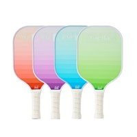 Ensemble de raquettes de pickleball professionnel, équipement sportif d'extérieur en fibre de verre, approuvé aux États-Unis, sans trous, rectangulaire, vente en gros, direct usine