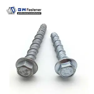 75mm 100mm 120mm 150mm Masonry Screw anchor thunderbolt Concrete Screw bolt