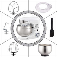 US Plug 120V 220V cuisine professionnelle petit appareil multifonction Batidora mélangeur de nourriture grand mélangeur sur socle pour la cuisson