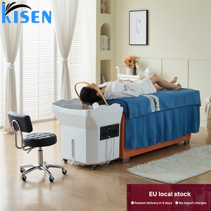 KISEN Stock UE Bac de lavage portable japonais pour massage capillaire et spa, avec réservoir d'eau de 60L - Product Image 3