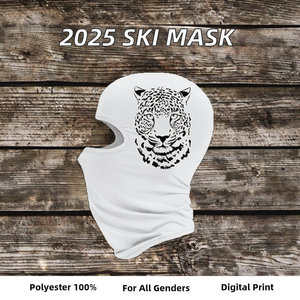 หน้ากากสกีแบบเต็มหน้าสำหรับผู้ใหญ่2025 100% โพลีเอสเตอร์แบบมีรูเดียวพิมพ์ลายออกแบบได้ตามต้องการ - Product Image 2