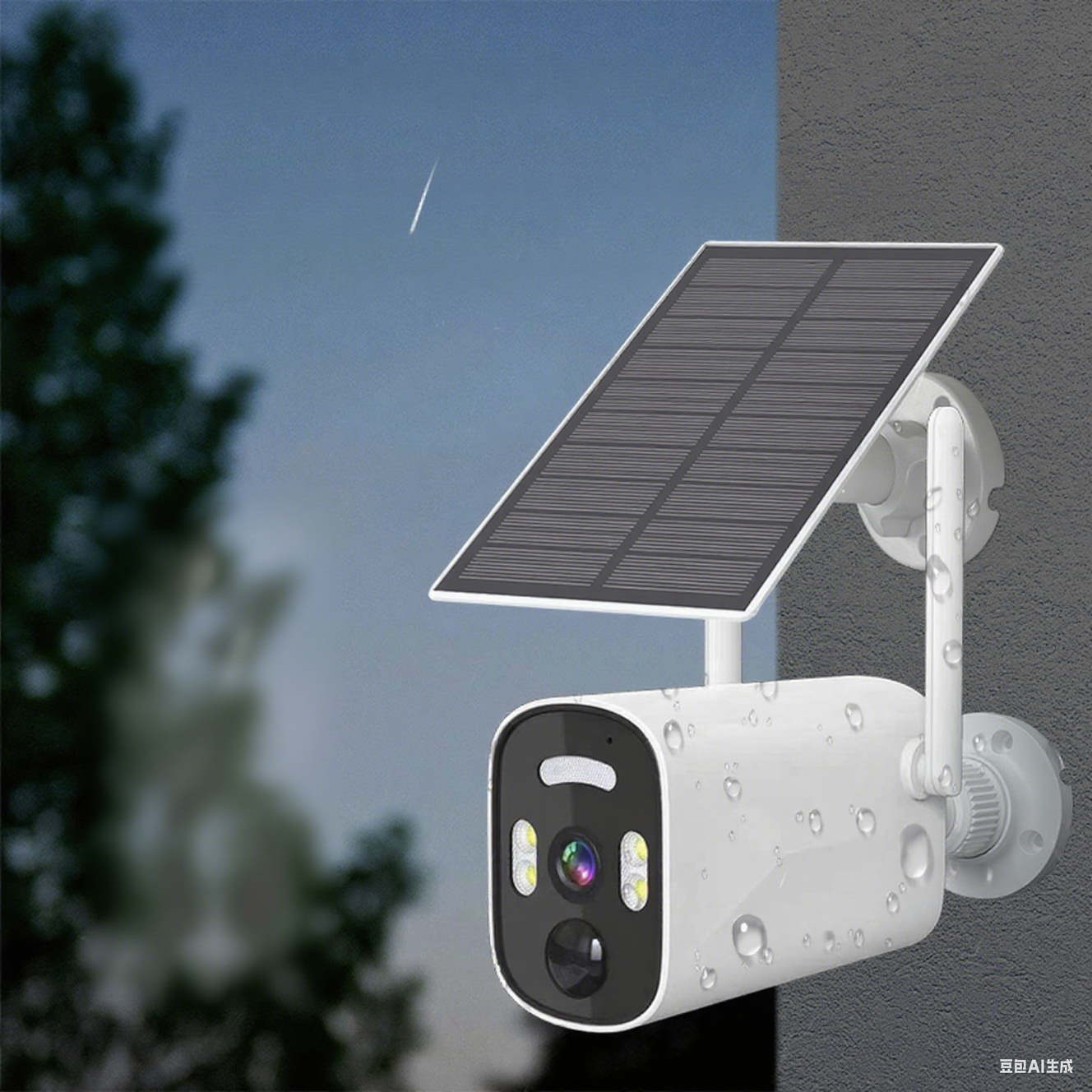 Лучшее качество Wi-Fi Беспроводная Солнечная камера видеонаблюдения 4MP с высоким разрешением 7/24 мониторинг умная сетевая камера