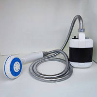 Douche de camping portable, douche électrique rechargeable par USB pour la randonnée, les voyages, la plage, le nettoyage des animaux, le lavage de voiture