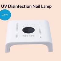 Lampu Kuku LED UV Elektrik 24W Pengering Kuku Portabel 24 LED 4 Timer Sensor Otomatis Pengeringan Cepat Gel Polish Manikur Pedikur Salon Rumah