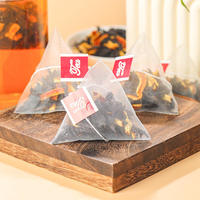 Teh Pu Erh Kulit Jeruk, Teh Herbal Alami Murni untuk Minum Sehari-hari, Teh Pu Erh Klasik dengan Kulit Jeruk