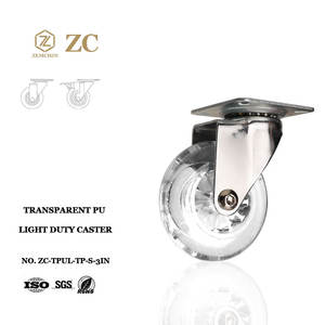 Hochwertiger Großhandel Designed Shopping Carts und Möbel anwendungen PU-Lenk rollen - Product Image 5