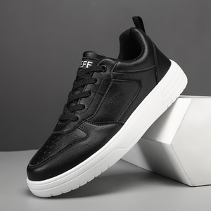 Scarpe da ginnastica Casual con LOGO personalizzato <span class=keywords><strong>basse</strong></span> da Skateboard con lacci solide scarpe da <span class=keywords><strong>uomo</strong></span> alla moda scarpe da passeggio traspiranti - Product Image 1