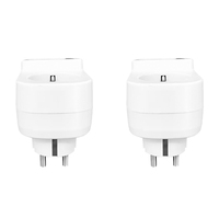 Prise de protection automatique contre les surtensions et les surintensités AC 110V 220V réglable 16A, disjoncteur de protection contre les surtensions en plastique