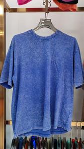 Áo thun nữ oversize vintage đã qua xử lý, kiểu dáng rộng rãi, phong cách đường phố, áo boyfriend, áo tập gym, tay ngắn, chất liệu cotton năm 2025 - Product Image 2