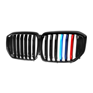 لـ X5 G05 LCI-في المصد الأمامي شواء ABS لامع أسود <span class=keywords><strong>M</strong></span> المشط شريحة واحدة خفيفة الوزن حالة قطع غيار السيارات الجديدة - Product Image 4