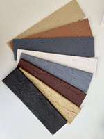 Briques de parement en argile flexible MCM fines, pierre rouge, extérieur, carreaux de céramique souples