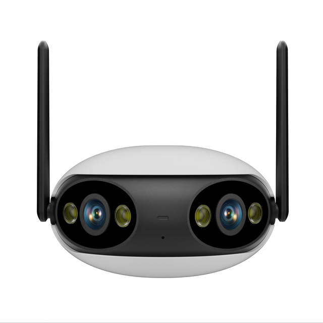 4MP 2K Dual Lens 180 Panoramic Network Camera IR AI IP Outdoor Waterproof CCTV Security Camera