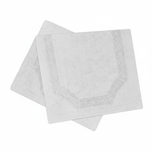 Alfombrillas de baño reversibles de algodón 100% de alta calidad al por mayor, alfombrillas de baño de varios diseños y colores de Avior - Product Image 1