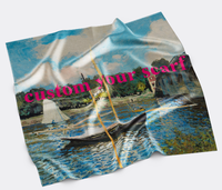 Foulard carré vintage d'été 100 % soie pour homme, motif bateau et mer, multifonctionnel, idéal pour mariage et soirée, création sur mesure en usine