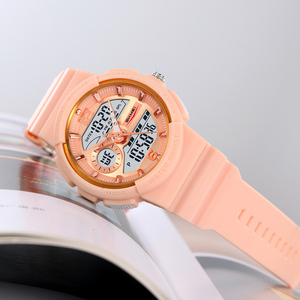 Montres analogiques-digitales chronographes étanches pour femmes SKMEI 2477, montres de sport multifonctionnelles pour femmes - Product Image 1