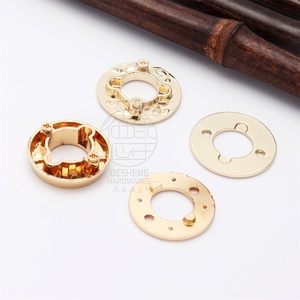 Square Metal <strong>Brass</strong> Garment Eyelets High-quality <strong>Curtain</strong> Eyelet <strong>Ring</strong> for Clothing Handbags Plating Technique - Product Image 5