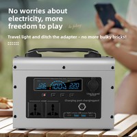 Station d'alimentation portable au lithium-ion pour l'extérieur, panneau solaire mobile pour le camping en plein air, voiture mobile, stockage d'énergie mobile haute puissance