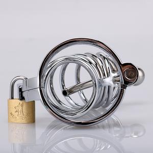 Cage de pénis en argent sterling, dispositif de chasteté métallique réglable, Cage avec pénis - Product Image 5