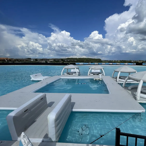 Piscina Flotante Inflable de PVC con Tecnología Drop Stitch, Piscina Rectangular de PVC para Exteriores, Piscina Flotante para Agua de Mar - Product Image 5