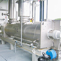 Mélangeur de poudre de grande capacité de production Mélangeur réactif de colorant/laitier/matériau d'ignifugation Mélangeur continu