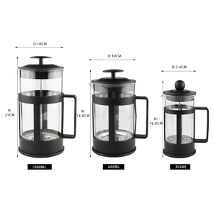 Emode Wholesale Custom logo Gift Sets Glass French Press Fashionable Travel Plastic Coffee Maker - Product Image 5