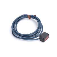 Capteur de proximité photoélectrique basse tension E3Z-LS81, capteur optique diffuse noir à distance réglable