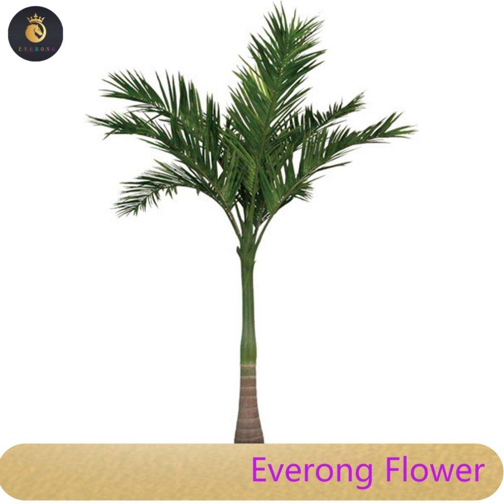 屋外装飾巨大3m/2.5m高さ人工ジャングル植物フェニックスヤシの木
