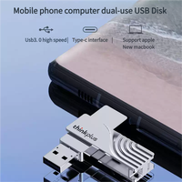 Flash Drive Think Plus High Speed USB 3.2 Tipe C 32/64/128/256/512/1TB USB Flash Drive USB Stick untuk Lenovo