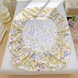 Juego <span class=keywords><strong>de</strong></span> Sábanas 100% Algodón, Tamaño Queen, Percal, Frescas, Transpirables, Cómodas, Diseño Floral, para Cama - Product Image 2