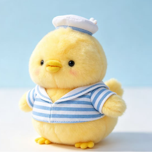 Peluche Ecologico a Forma di Piccola Gallina Gialla, Bambola Kawaii, Cuscino Peloso a Forma di Gallina, Giocattoli per Bambini, Regali per Attività - Product Image 2