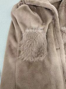Nouveau gilet de vêtements d'extérieur pour femmes grande taille automne et hiver avec poches à la mode, col de costume long <span class=keywords><strong>sans</strong></span> manches - Product Image 4
