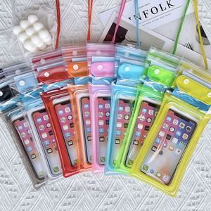 เคสโทรศัพท์มือถือกันน้ำแบบสามชั้นปิดผนึกพร้อมหน้าจอสัมผัสพิมพ์โลโก้ได้ เหมาะสำหรับว่ายน้ำ ล่องแก่ง และพกพา - Product Image 2
